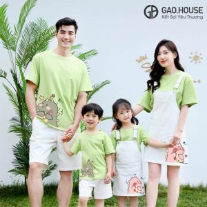 Áo váy gia đình Gạo House GF1860155