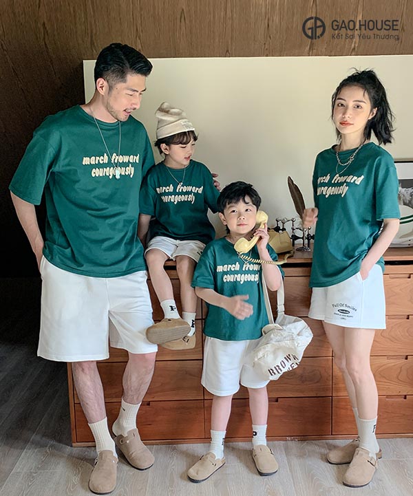 áo gia đình gạo house giá rẻ