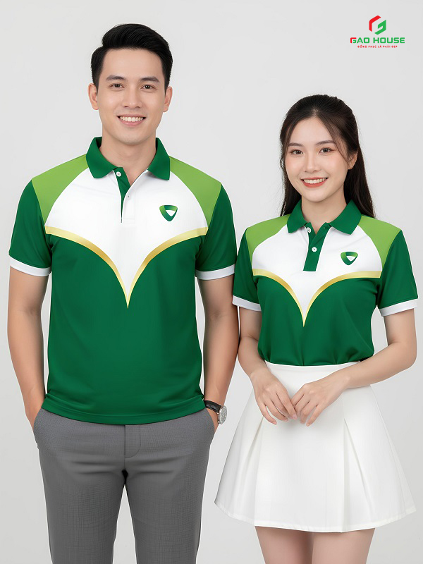 Áo polo đồng phục ngân hàng Vietcombank