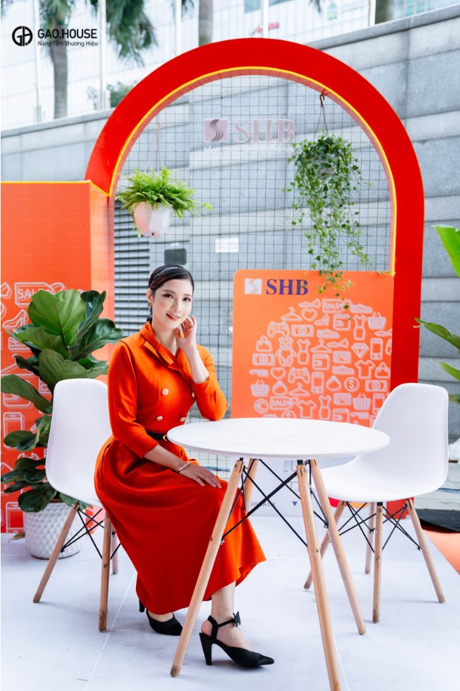 áo váy đồng phục ngân hàng shb