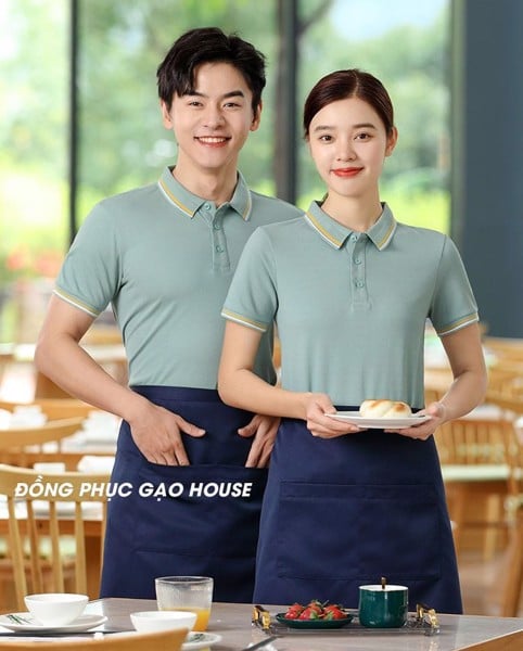 Áo đồng phục nhà hàng mang đến vẻ đẹp xuyên suốt cho thương hiệu