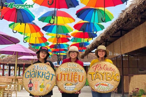 khu du lịch happy land bến lức giá vé