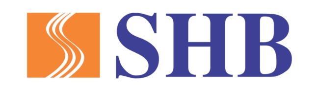 logo in áo đồng phục ngân hàng shb