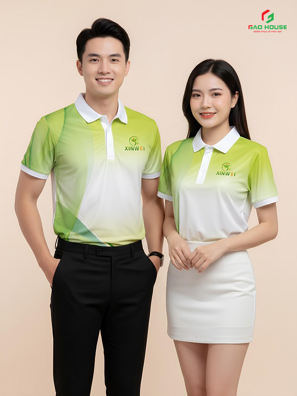 May áo thun đồng phục ngân hàng OCB