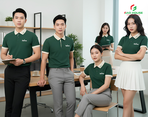 May đồng phục ngân hàng đẹp