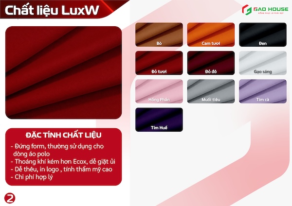 Vải LuwX may đồng phục ngân hàng LPBank