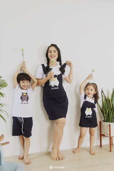 top 5 mau vay ao gia dinh di du tiec