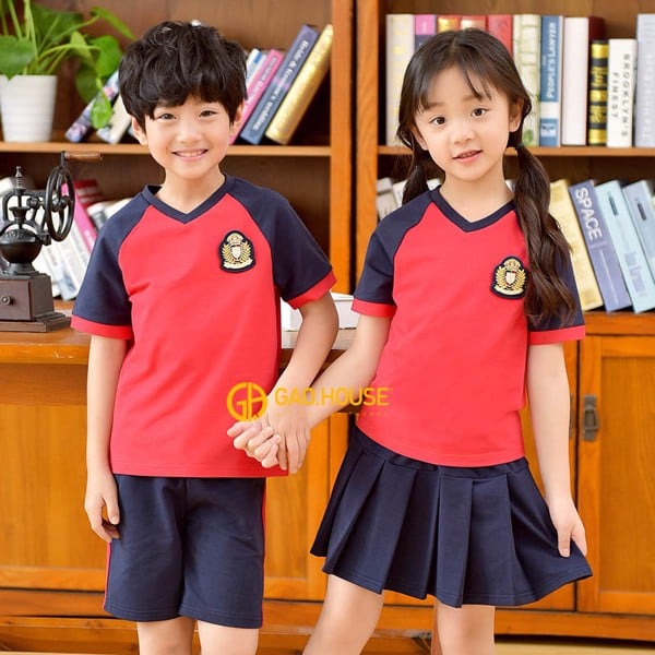 Đồng phục học sinh tiểu học áo phông