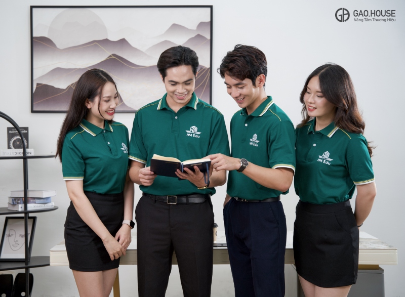 Áo đồng phục ngân hàng Vietcombank