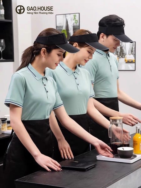 May đồng phục nhà hàng ở Hà Nội