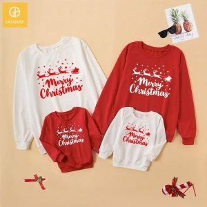 Áo sweater gia đình Noel Merry Christmas GF1824134