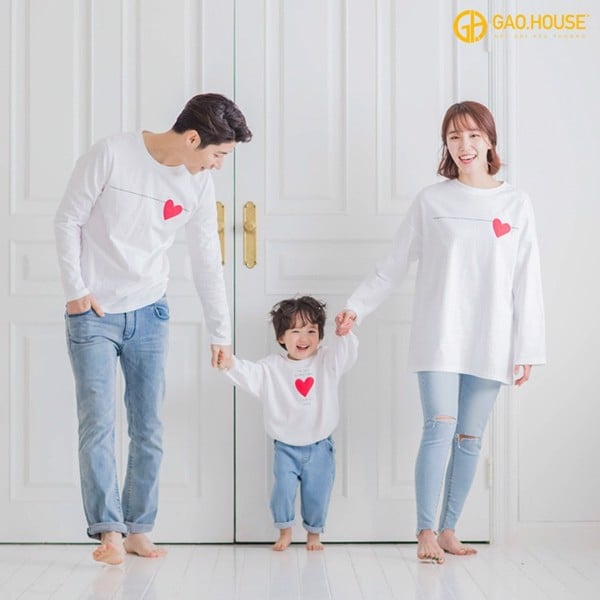 Áo gia đình mùa đông Gạo House GF1990025
