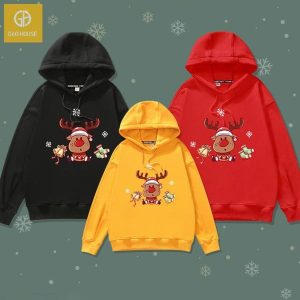 Áo hoodie gia đình Noel in hình Tuần Lộc GF1824125