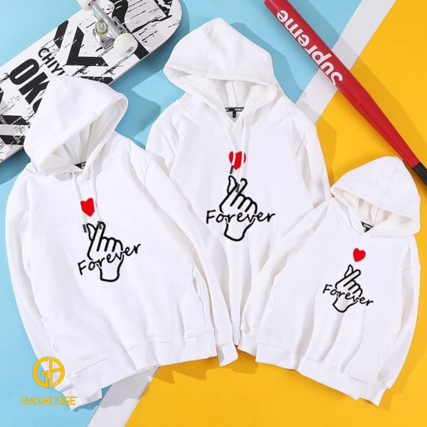 Áo hoodie gia đình Gạo House GF1990002