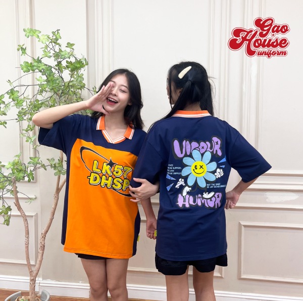 Áo lớp màu cam