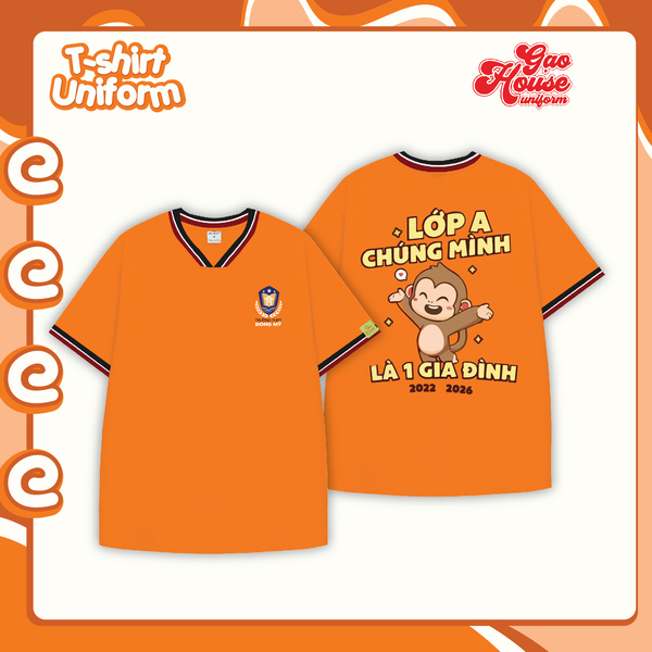 Áo lớp màu cam