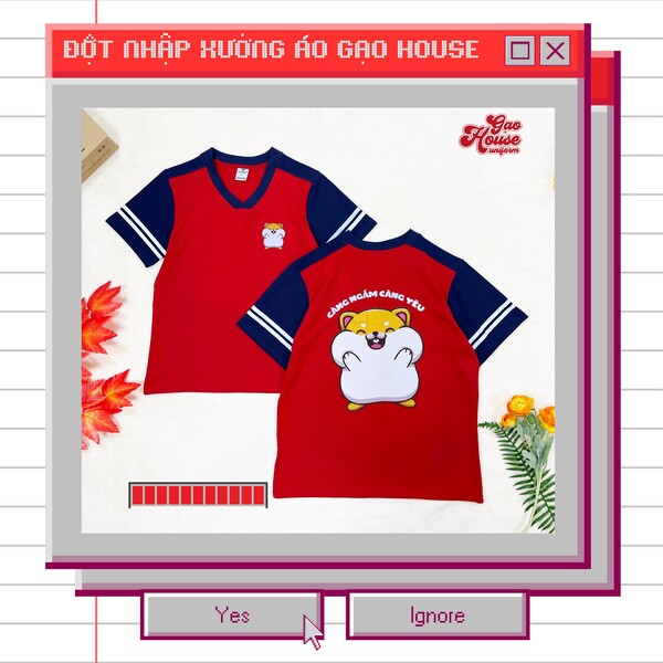 Áo lớp màu đỏ