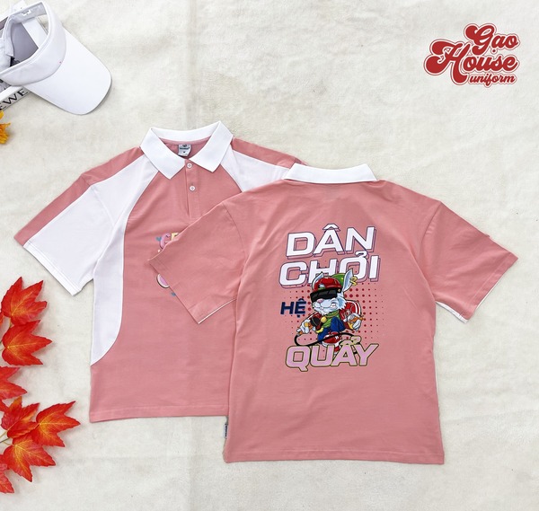 Áo lớp màu hồng