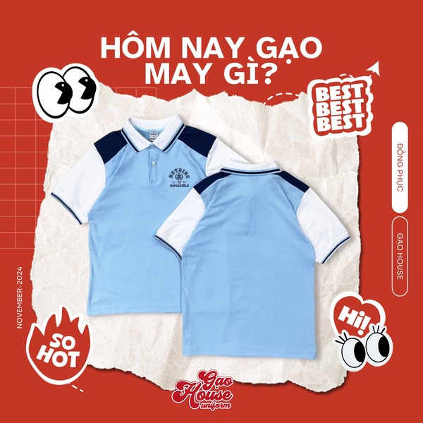 Áo lớp màu xanh ngọc