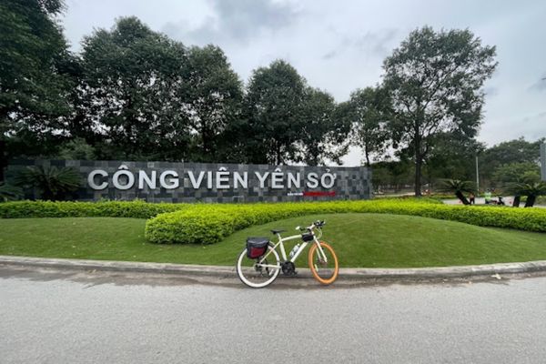 cắm trại công viên yên sở
