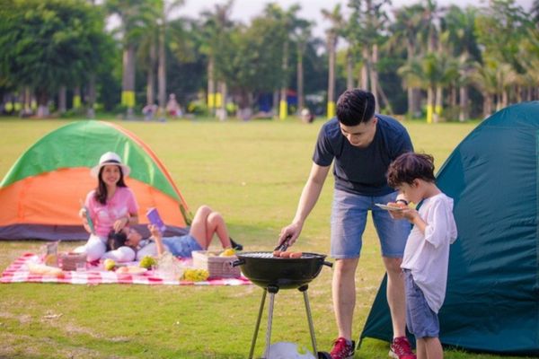 dịch vụ cắm trại ở Ecopark