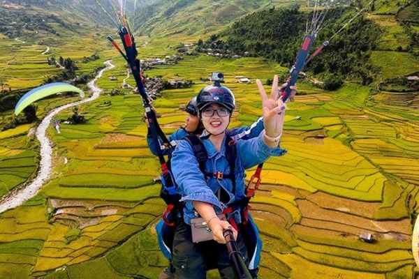 dù lượn đèo khau phạ