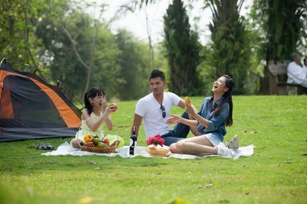kinh nghiệm cắm trại công viên yên sở