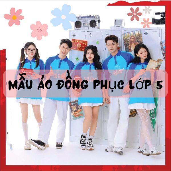 Mẫu áo đồng phục lớp 5