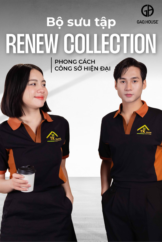 Đặt may áo thun đồng phục công ty màu đen