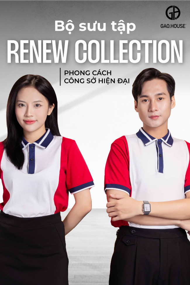 Đặt may áo thun đồng phục công ty màu đỏ