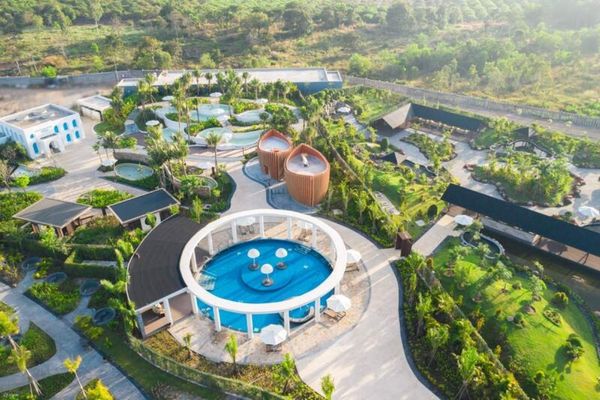 suối nước nóng bình châu resort