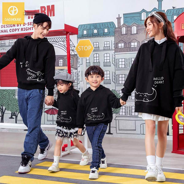 áo gia đình mùa đông gạo house