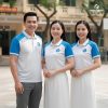 áo thun đồng phục họp lớp 20 năm màu trắng xanh