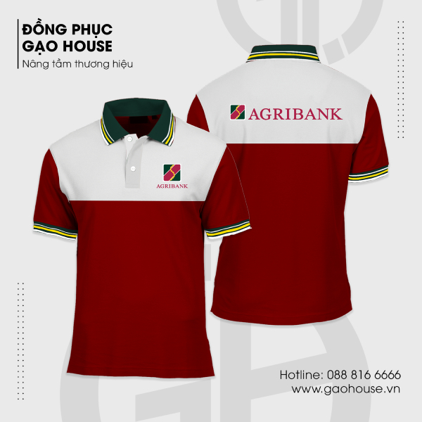 Áo thun đồng phục ngân hàng Agribank