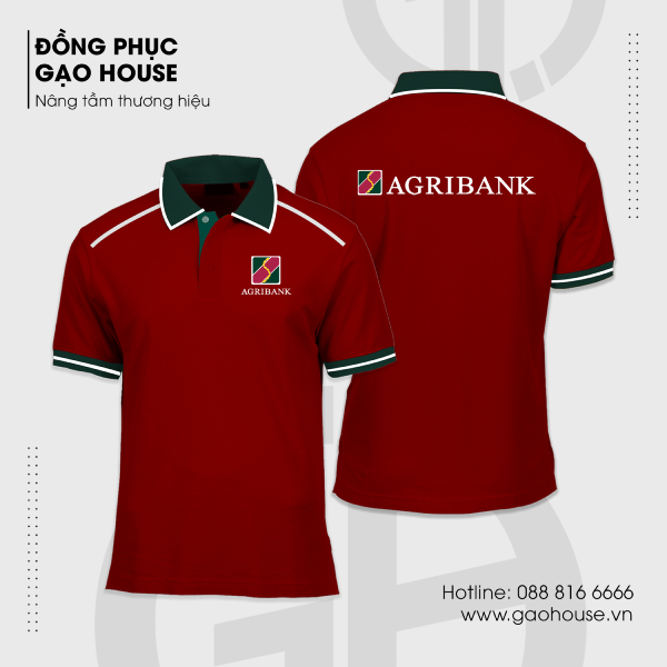 Áo thun đồng phục ngân hàng Agribank