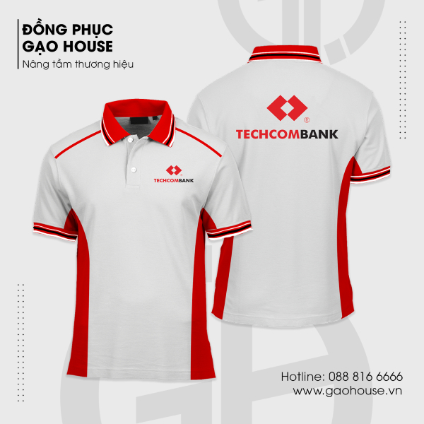 Áo thun đồng phục ngân hàng Techcombank