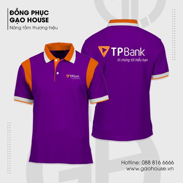 Áo thun đồng phục ngân hàng TPBank