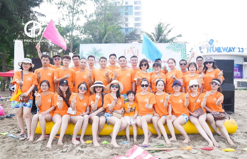 áo teambuilding đi biển