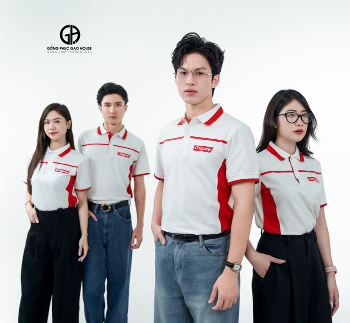 áo thun đồng phục vải lacoste