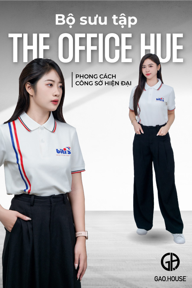 Mẫu áo đồng phục doanh nghiệp Bitis