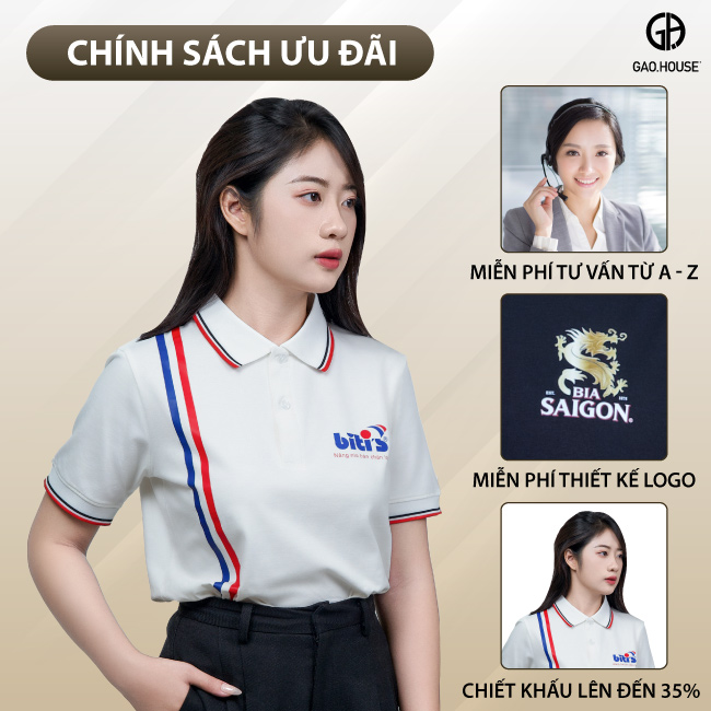 Ưu đãi của Gạo house về mẫu áo Bitits