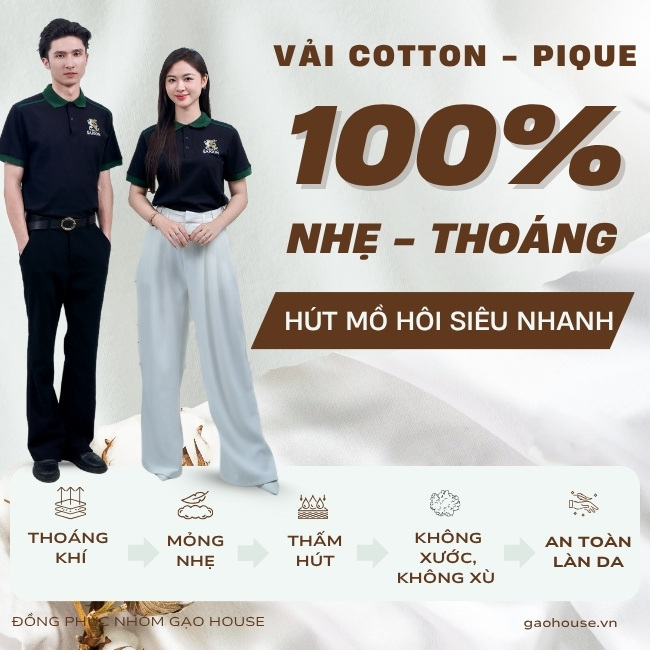 Vải may áo đồng phục doanh nghiệp bia Sài Gòn