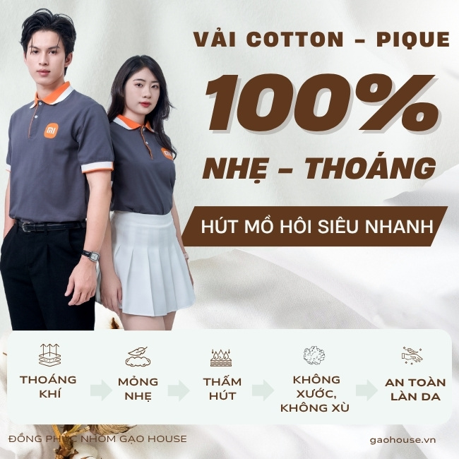 Vải may áo đồng phục doanh nghiệp Xaomi