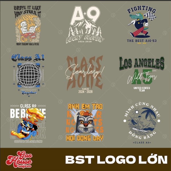 bst logo áo lớp lớn