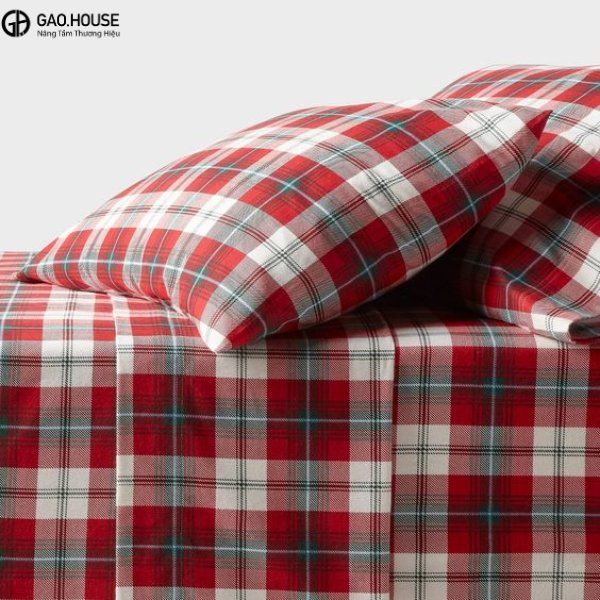 vải flannel chăn ga gối đệm