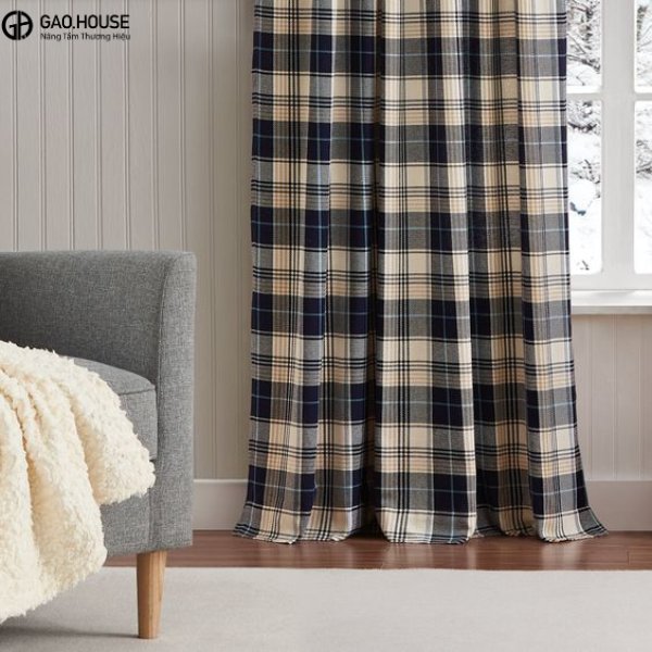 vải flannel là gì rèm