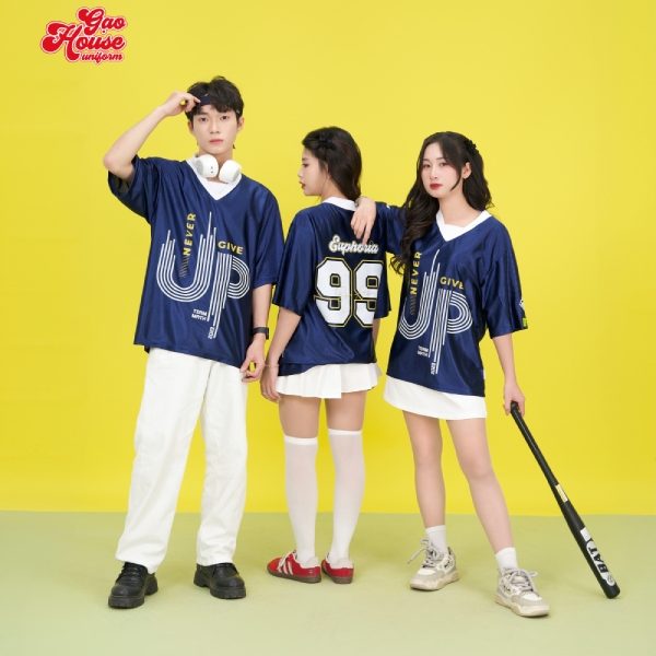 áo lớp màu xanh than