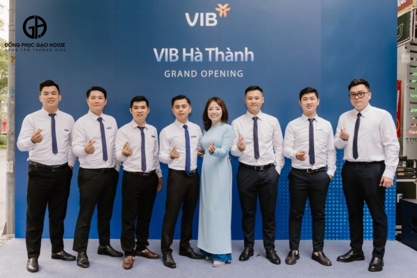 áo đồng phục ngân hàng vib