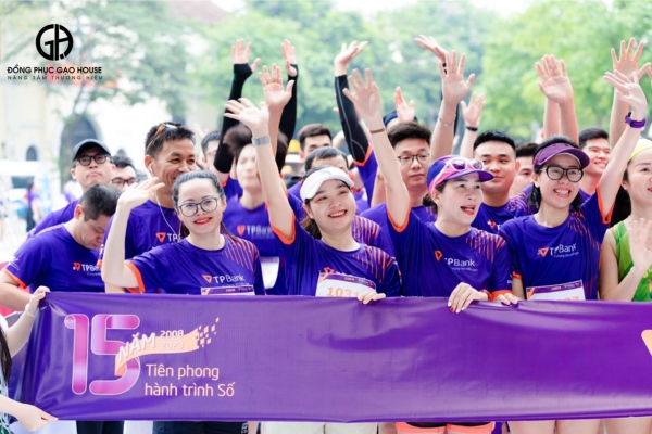 áo giải chạy đồng phục tpbank