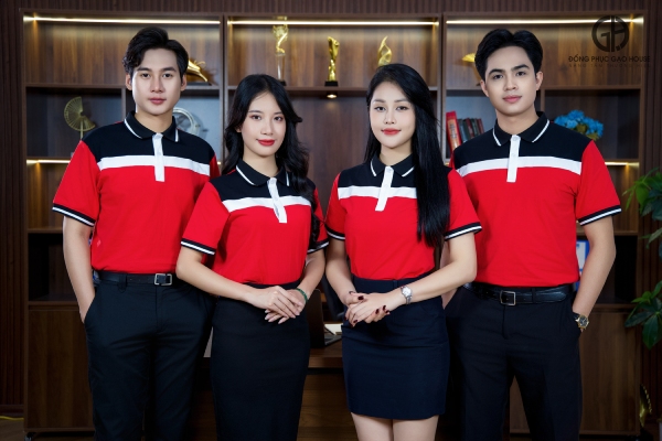 áo phông đồng phục ngân hàng thời thượng